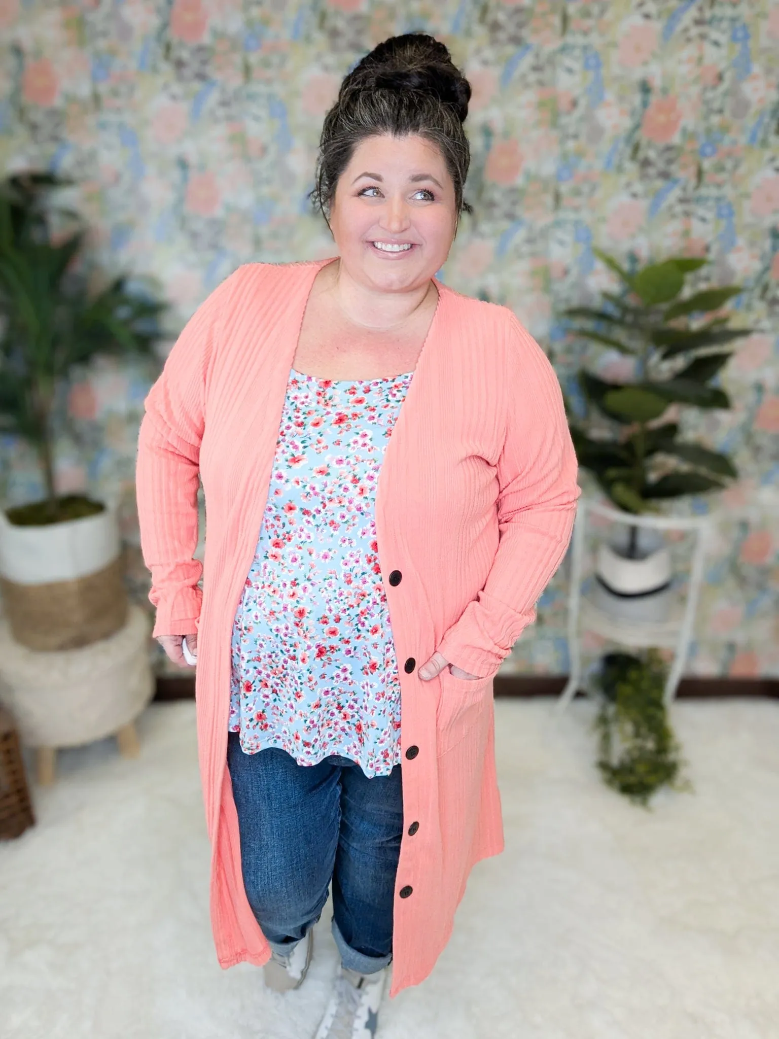 Colbie Ribbed Knit Lightweight Duster (4 colors!)