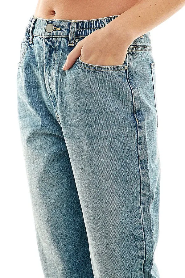 COTTON RIGID BALLOON JEAN
