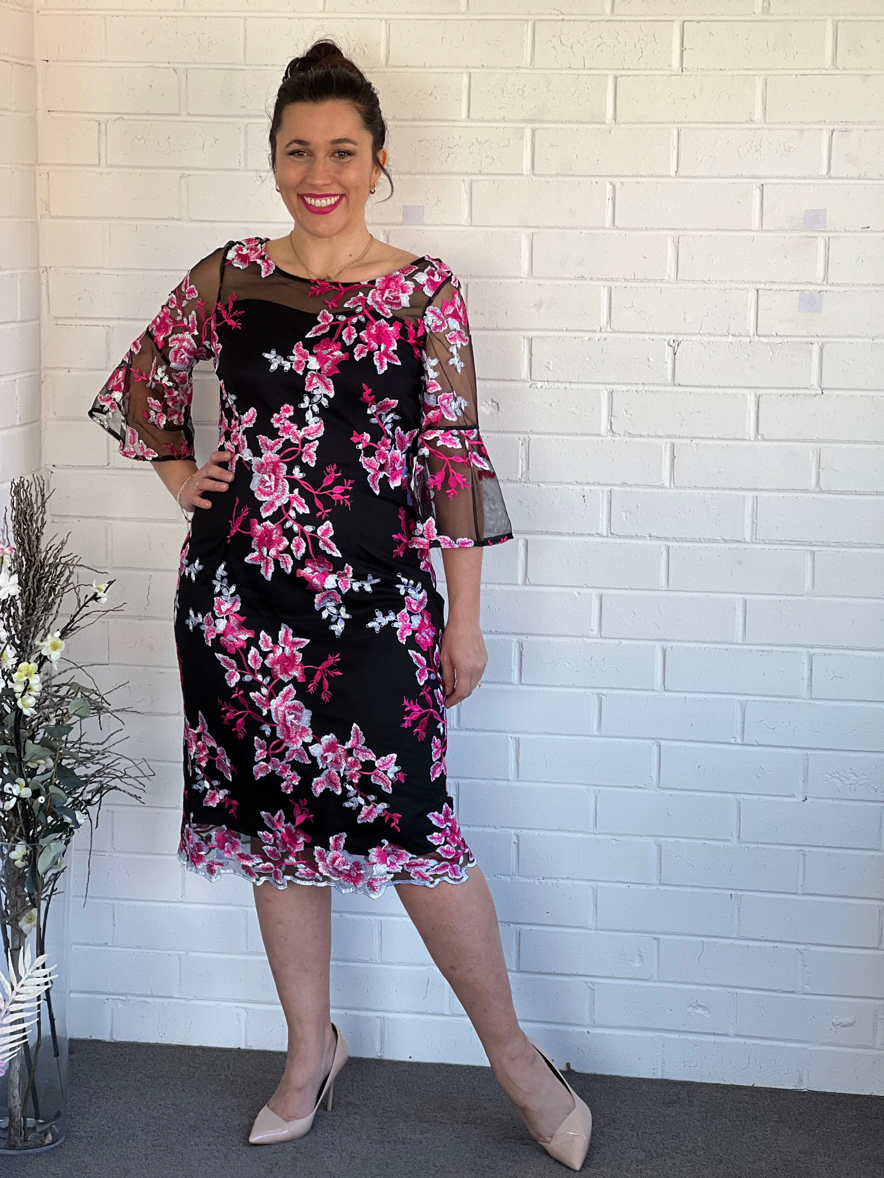 Lavinia Black Evening Dress