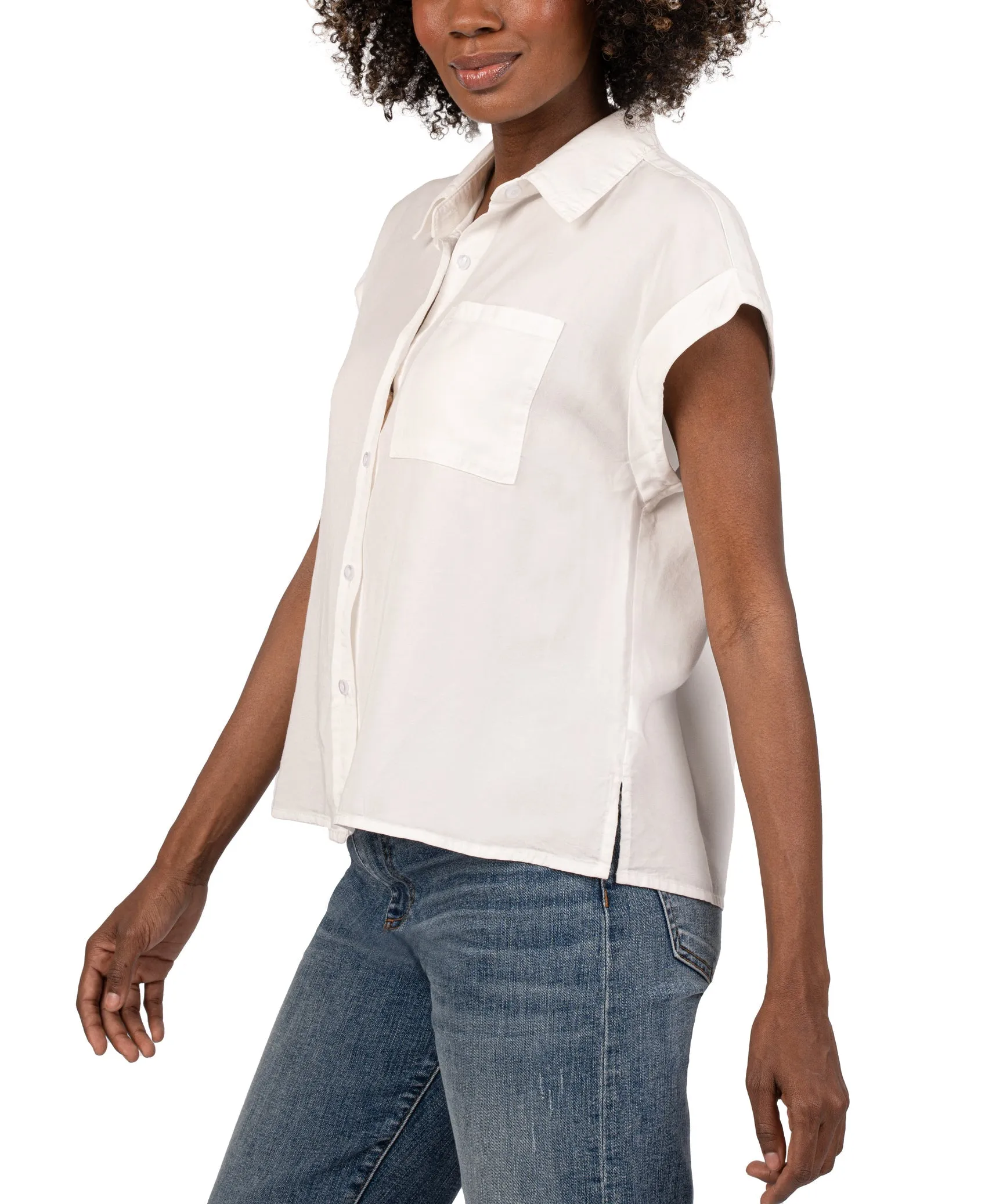 Mickey Chambray Blouse - SALE