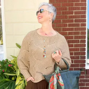 One Size Comfy Knit Sweater Shrug Poncho