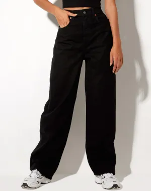 Parallel Jeans in Rinse Black Wash
