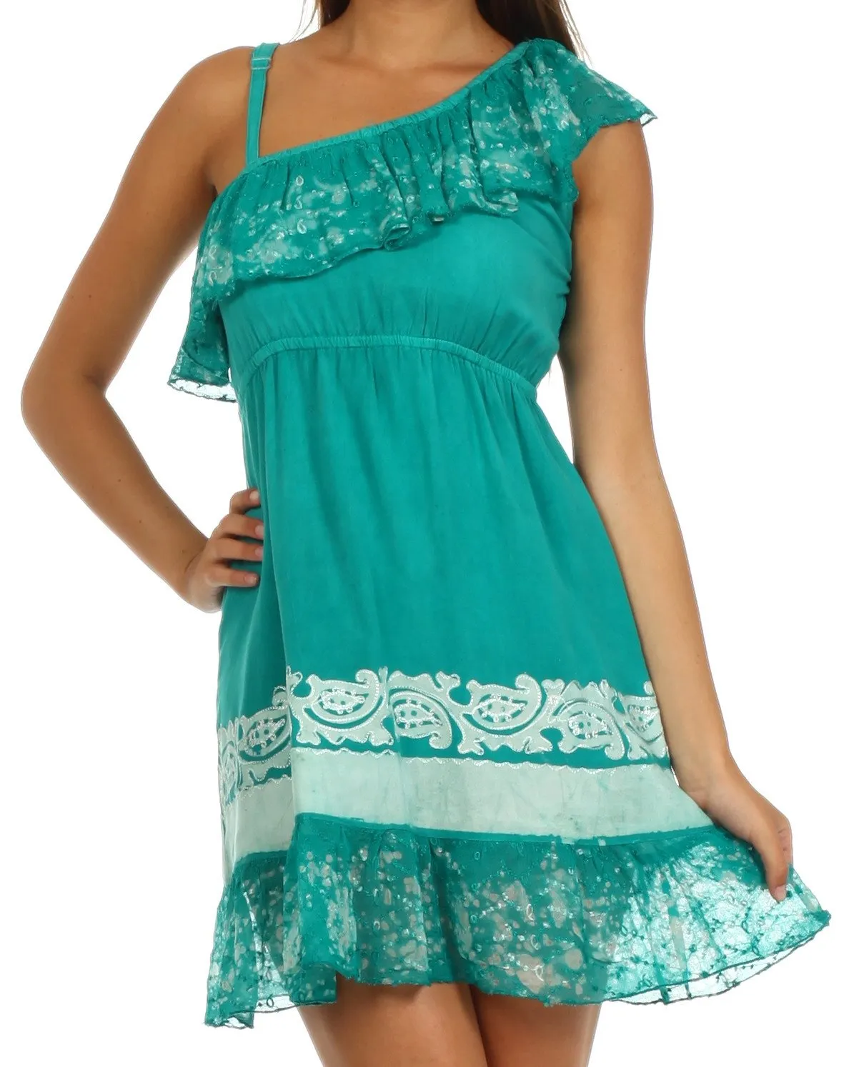 Sakkas Summer Solstice Batik Dress