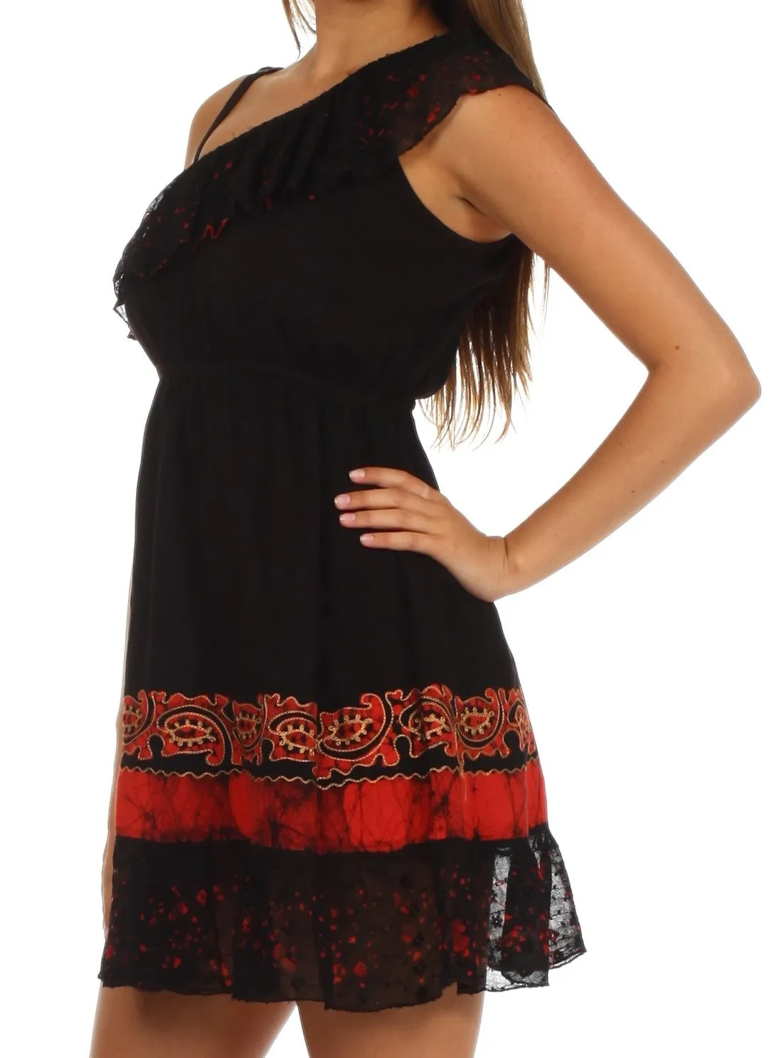 Sakkas Summer Solstice Batik Dress