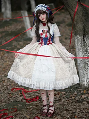 Sweet Lolita Dress Polyester Long Sleeves Dress Sweet Lolita Dress